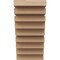 Ekena Millwork 12"W x 12"D x 24"H Wide Landon Rough Cedar Woodgrain TimberThane Corbel, Primed Tan CORUR12X12X24LANRCPR - alternate 2